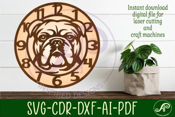 Elevate Spaces with Bulldog Wall Clock Designs