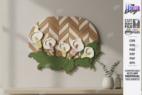 Elevate Your Space with Stunning 3D Floral Wall Art Laser Cut Flowers