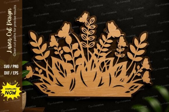 Elevating Spaces with Precision: The Rise of Floral Garden Wall Art Laser Cut SVG