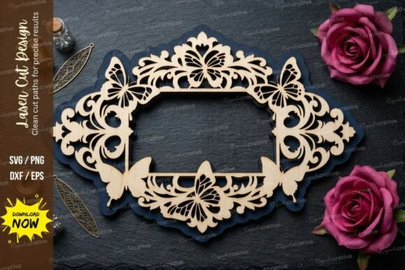 Evaluating Floral Round Frame Laser Cut SVG Cutting Files for Precision Projects