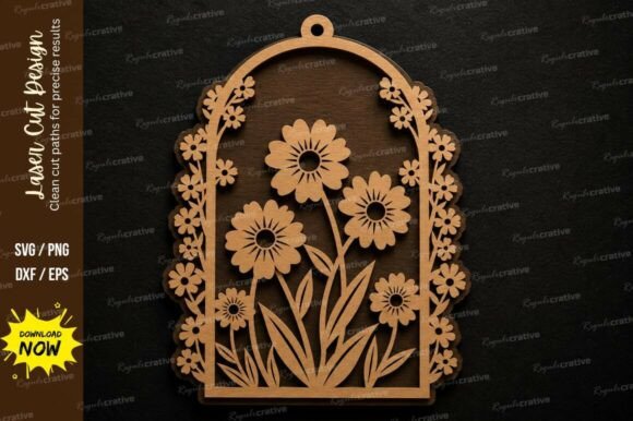 Evaluating the Daisy Flower Ornament SVG Laser Cut File for Precision DIY Projects