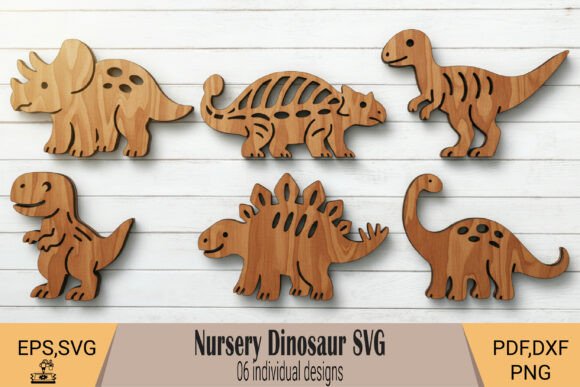 Evaluating the Nursery Dinosaur SVG Set for Laser Cutting and Decor Projects
