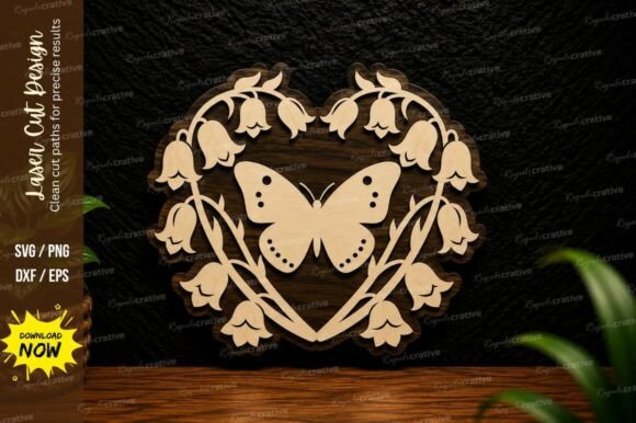 Mastering Precision: A Guide to the Butterfly Heart Wreath Laser Cut SVG for Modern Makers