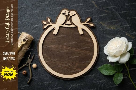 Mastering the Hanging Round Frame Laser Cut SVG