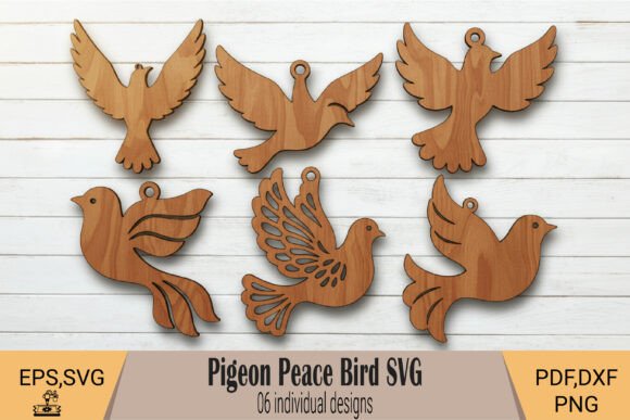 Peace Dove Laser Cut SVG for Elegant DIY Projects