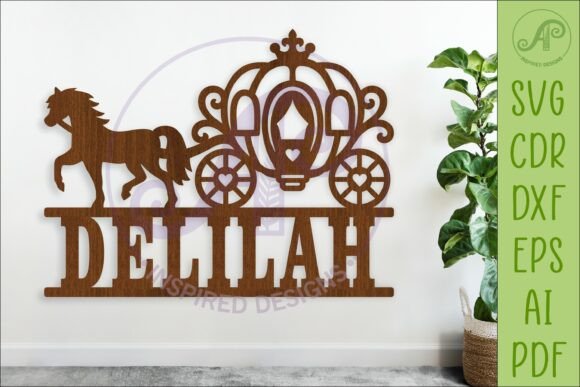 Strategic Branding and Personalization with the Princess Carriage Name Sign
