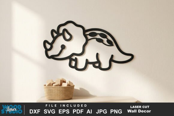 Strategic Implementation of Nursery Dinosaur Wall Art SVG for Professional Laser Cutting Projects