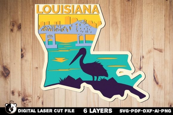 Strategic Production with the Louisiana SVG 3D Laser Cut Layered File