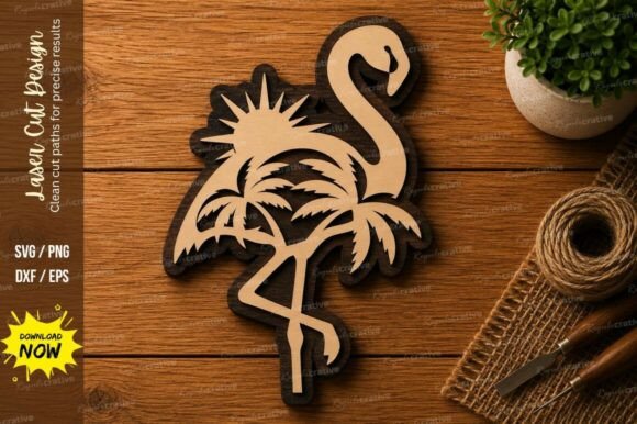 Unlocking Creativity with the Flamingo Tropical SVG Beach Laser Cut Collection